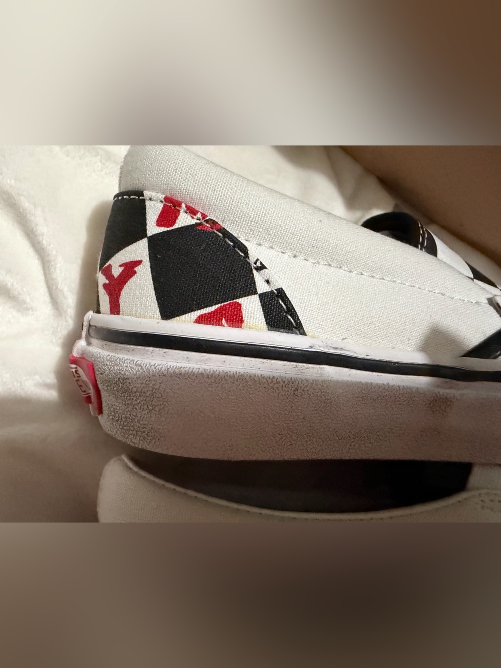 Vans x Vivienne Westwood Collab Checkered Slip ons women’s 7.5 / men’s 6 - Picture 6 of 8